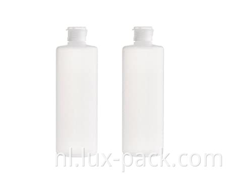 Transparante vulbare lege lege plastic cosmetische squeezeerbare flessen met flip cap toner lotion douchegel shampoo fles
